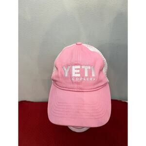 Yeti Coolers Pink & White Trucker Hat